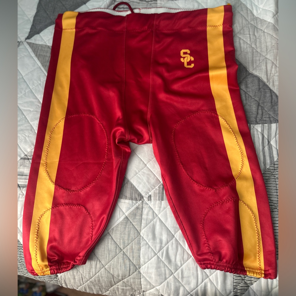 USC Trojans Authentic Football Game Pants Jersey Shorts Size XL practice